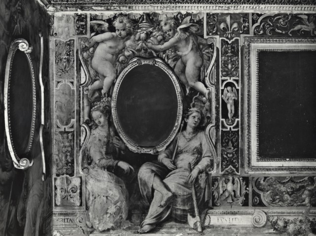 Istituto Centrale per il Catalogo e la Documentazione: Fototeca Nazionale — Anonimo romano - sec. XVI - Veritas e Iustitia — particolare